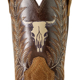 Ariat Youth Desert Brown Stampede Wide Square Toe Western Boot
