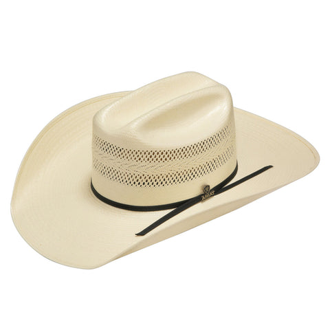 Ariat Natural Straw Vented Crown Hat