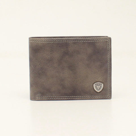 Ariat Men's Grey Bifold Wallet