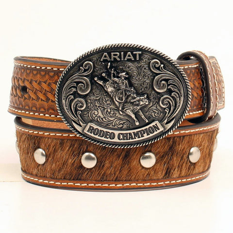 Ariat Kid's Hide/Stud Belt