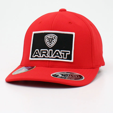 Ariat Red Cap Black & White Patch