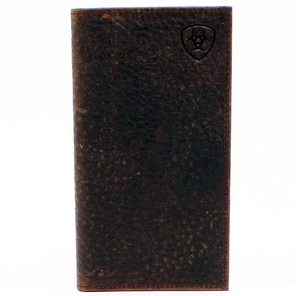 Ariat Men's Rodeo Brown Sheild Wallet
