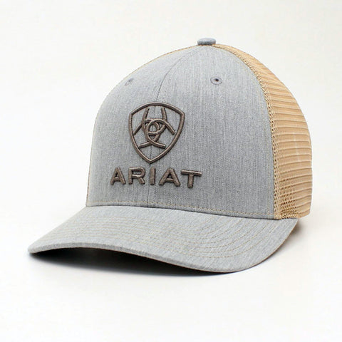 Ariat Grey & Tan Cap