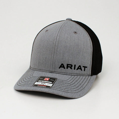 Ariat Grey Black Logo Cap