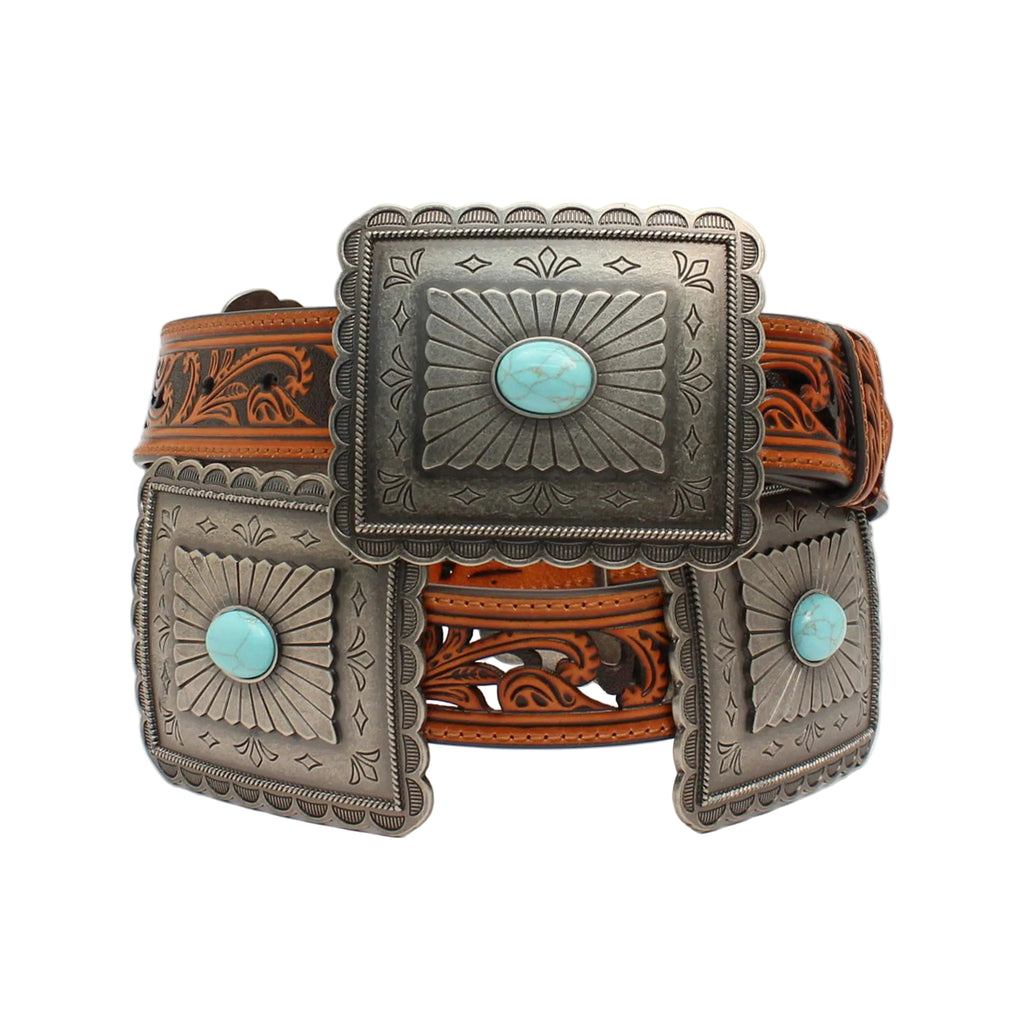 Ariat Women's Rectangle Concho Western Belt