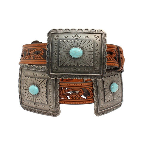 Ariat Women's Rectangle Concho Western Belt