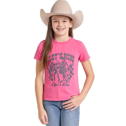 Panhandle Girls Hot Pink Graphic Tee