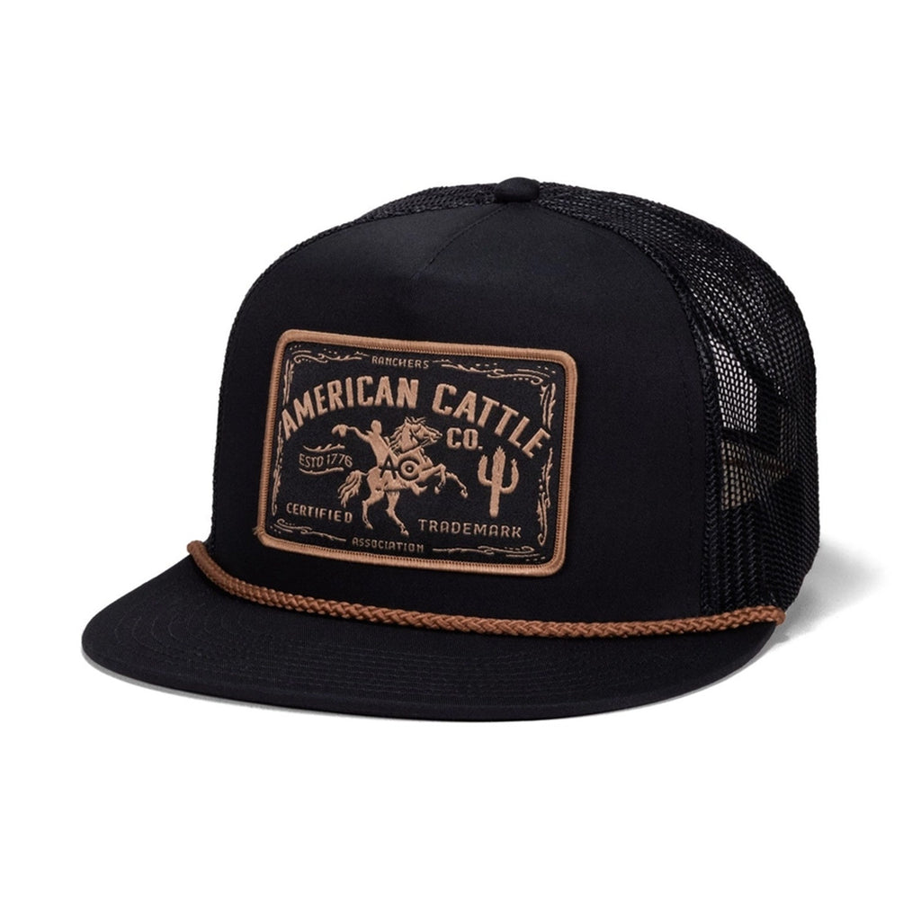 Bucking Horse Hat in Black