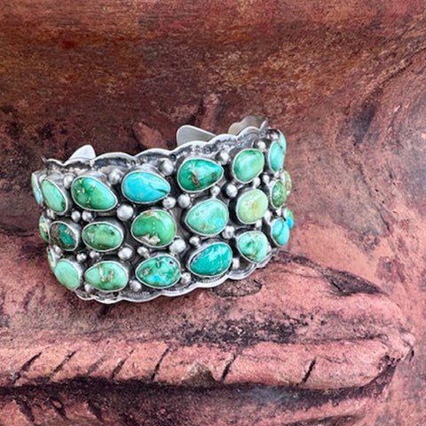 "Scotti" Sonoran Gold Multi Stone Cuff