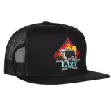 Lazy J Black Cactus Sunrise Graphic Patch Cap