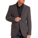 Black Plaid Sports Coat