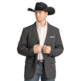 Rock & Roll Men's Black Paisley Sports Coat