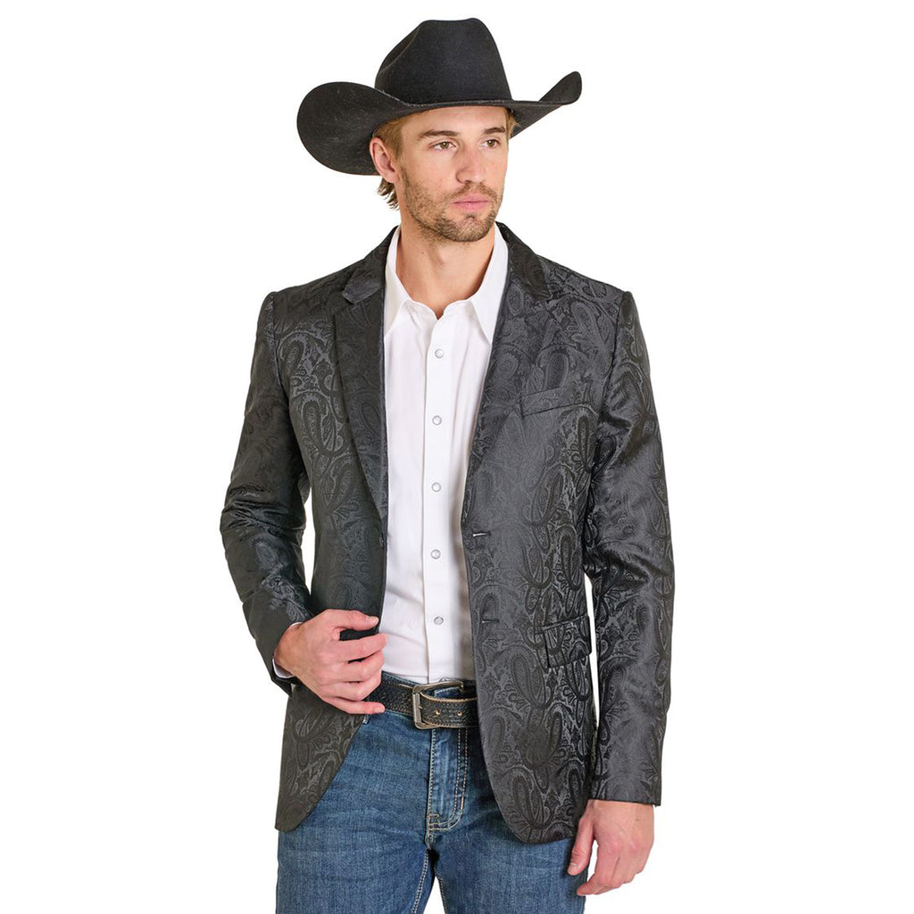 Black Paisley Sports Coat