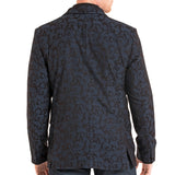 Rock & Roll Black & Navy Paisley Sport coat
