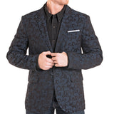 Rock & Roll Black & Navy Paisley Sport coat