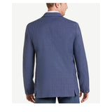 Rock & Roll Denim® Men's Blue Micro Plaid Sport Coat Back View