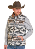 Panhandle Slim Grey & Aztec Reversible Vest