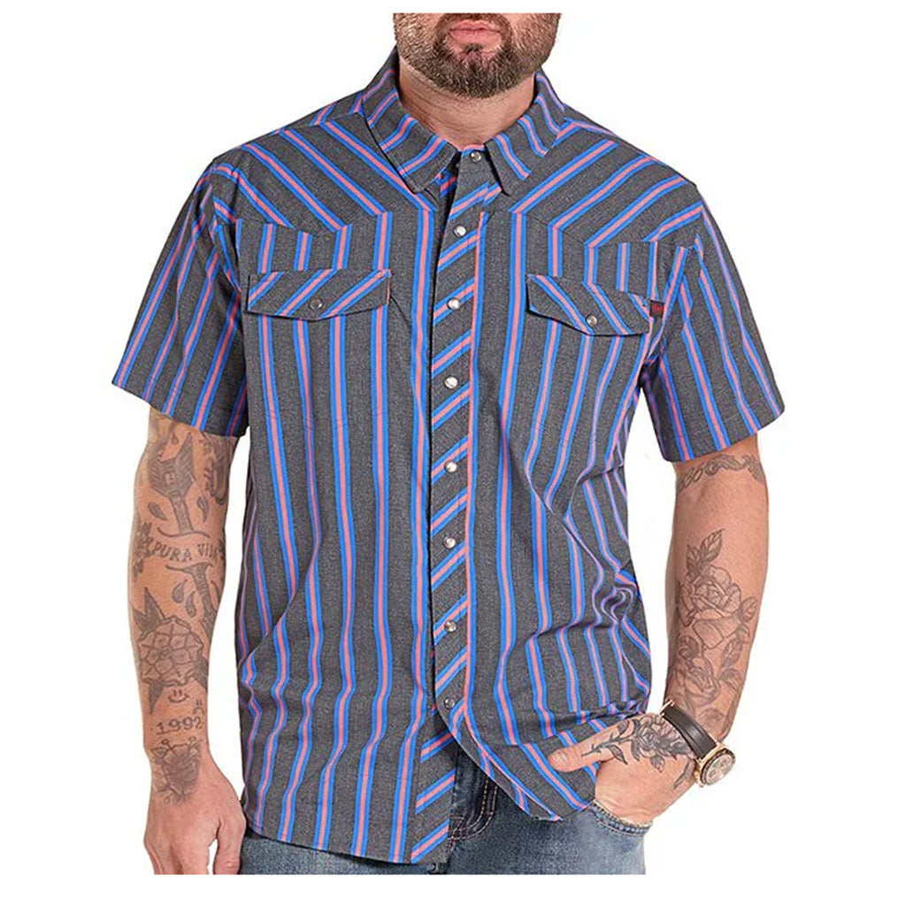 Rock & Roll TEK Western Stripe Woven Shirt