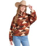 Rock & Roll Denim
Patch Hexagon Banded Collar Long Sleeve Sherpa Jacket