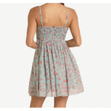 Rock & Roll Floral Denim Mini Dress