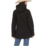 Hood attachable, black barn coat, Cinch 