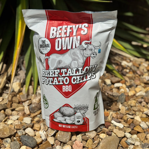 Beef Tallow Potato Chips BBQ Flavor 