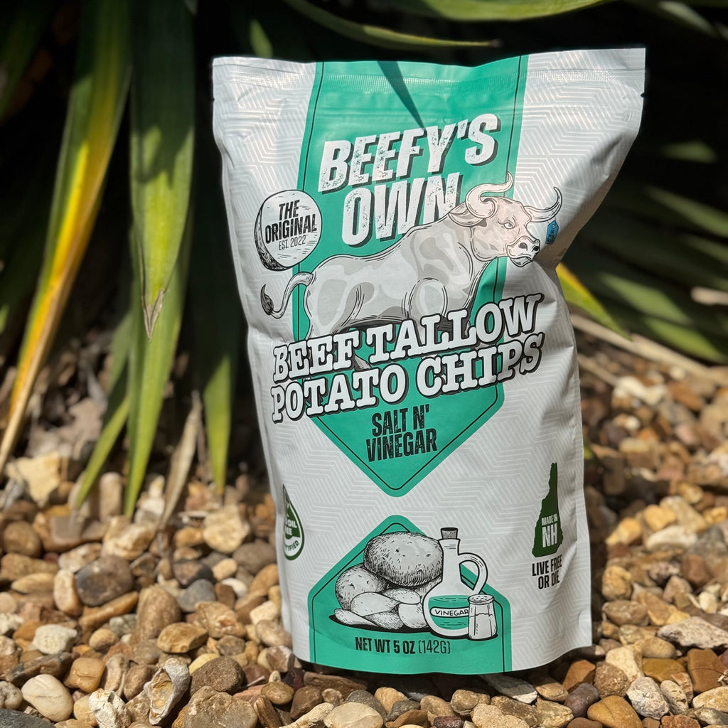 Beef Tallow Potato Chips, Salt N Vinegar flavor 