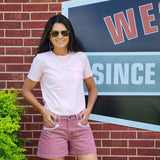 Blush Yoke Pocket Tee