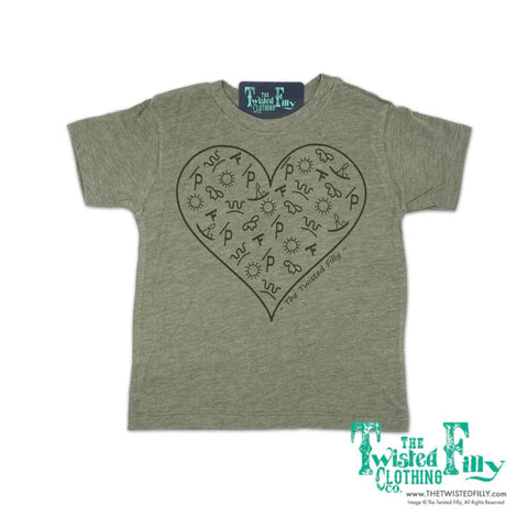 Twisted Filly Infant/Toddler Branded Heart Tee