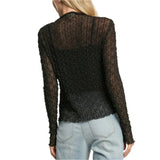 Women's Stretch Lace Long Sleeve