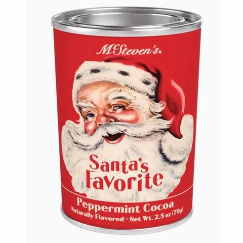 Vintage Santa Peppermint Cocoa Tin
