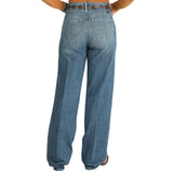 Back side view pf Casey Medium Wash Jeans