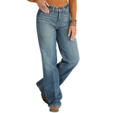 Front side view of Casey Medium Wash Jeans