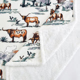Ranch Life Sherpa Throw
