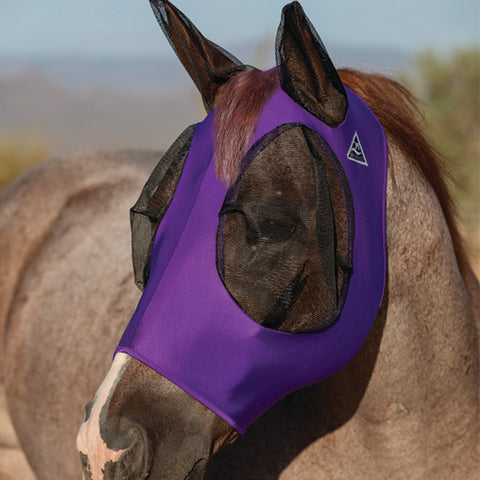 Professional's Choice Purple Comfort Fly Mask Small Horse/Cob