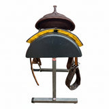 Back View of HR 14.5" Modified Draft Barrel Saddle