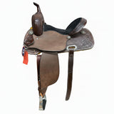 Side View of HR 14.5" Modified Draft Barrel Saddle