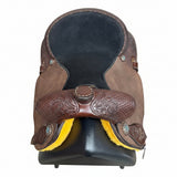 Top View of HR 14.5" Modified Draft Barrel Saddle