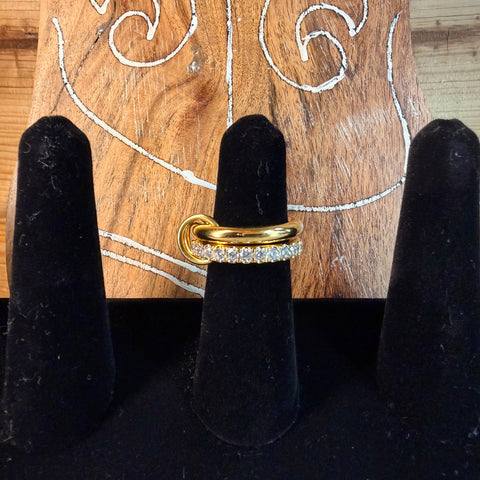 Stacked Gold Grace Ring