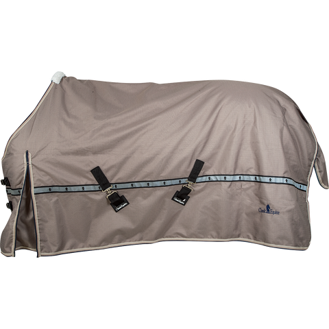Oyster Colored Windbreaker Horse Blanket with  Straps