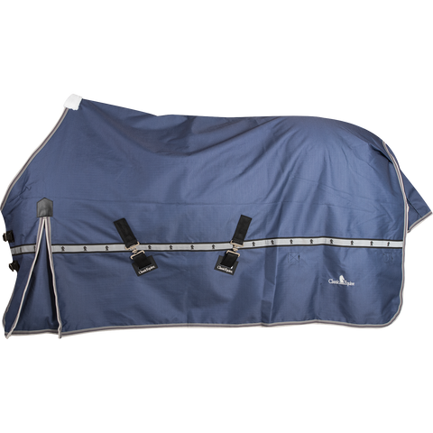 Dusty Blue Winter Horse Blanket with  Straps