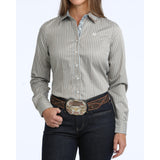 Brown with Tencel striping, Left chest pocket