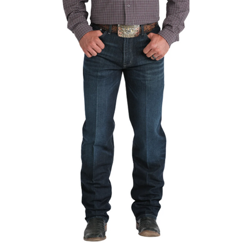 Dark wash jean, black label loose, original fit, tapered leg fitting 