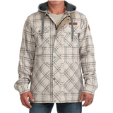 polyester with zipper and button, chest pocket and bottom ones, hood 