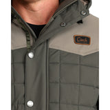 left chest there is a cinch patch close view 