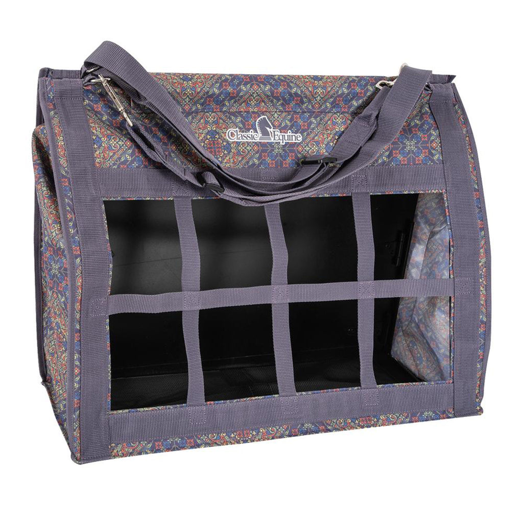 purple paisley haybag