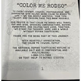 Color Me Rodeo Book - Coloring For A Cause
