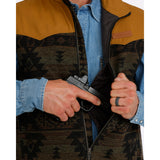 Concealed Carry spot inside of vest 