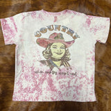 Pink Bleached When Country wasn't Cool Tee