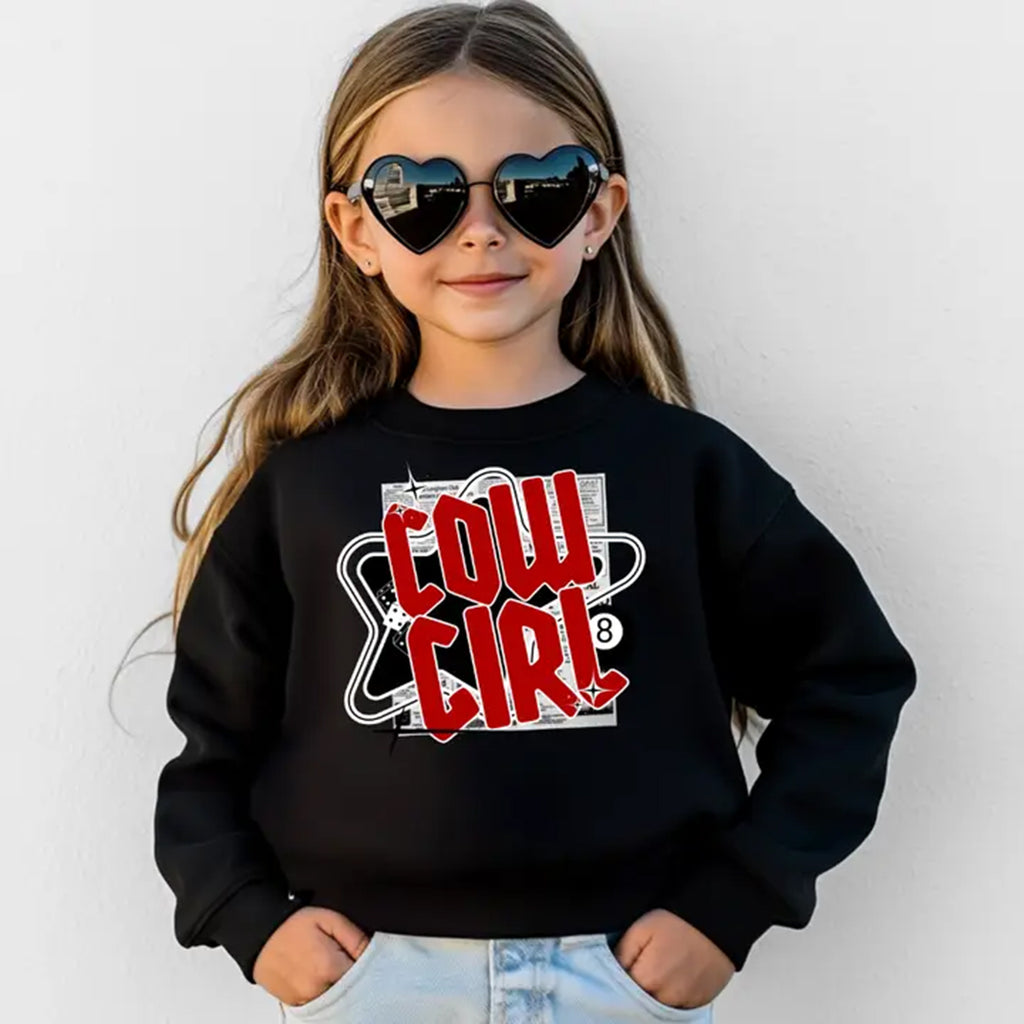 Girls Cowgirl Sweatshirt 